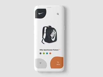 Nike App UI Design Concept animation app design graphic design illustration logo typography ui uiux ux website