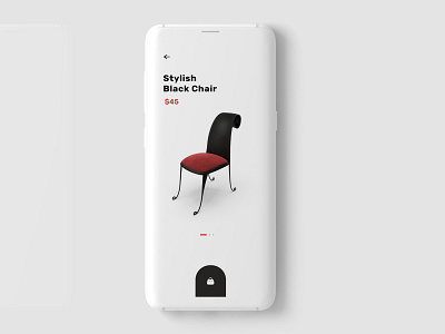 Furniture App UI Design animation app design graphic design minimal typography ui uiux ux ux design