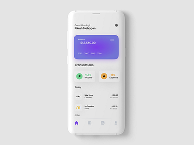 Finance Mobile App UI