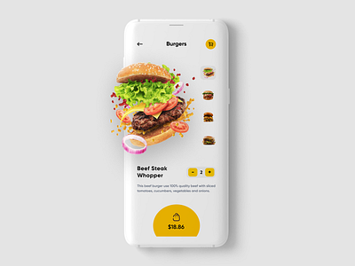 Food Ordering App UI