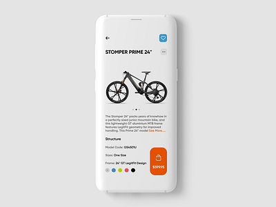 Bike App UI Design