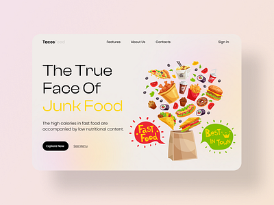 Food Delivery Landing Page