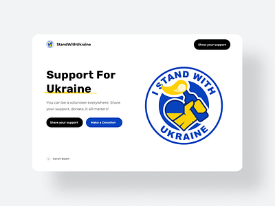 Stop War In Ukraine adobexd animation app branding design dribble figma illustration logo nepal peace rikesh ui ukraine ux vector war web webdesign website