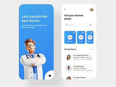 Medical App UI Concept