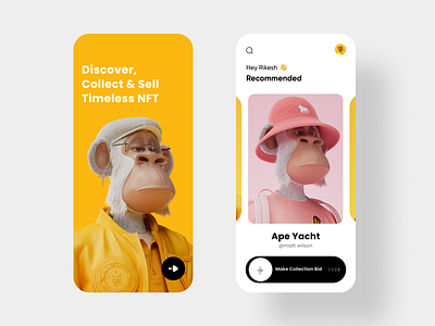 NFT App UI Design