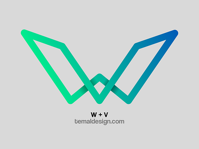 W+V branding logo monogram