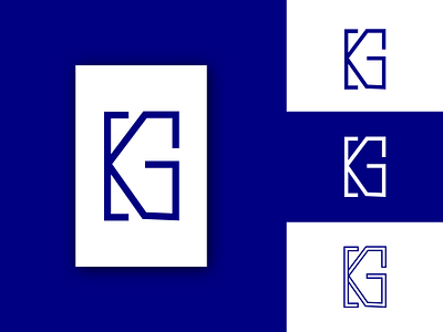 KG Monogram Logo branding kg logo logo design monogram