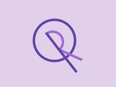 QR Monogram Logo branding design logo logo design monogram monogram logo