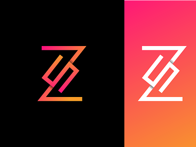 ZS Monogram Logo branding design logo logo design monogram monogram logo