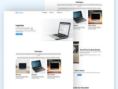 Lepyshop - laptop store website