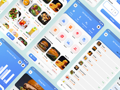 Point of sales App user interface design figma mobile pointofsales pos ui ui design uiux ux