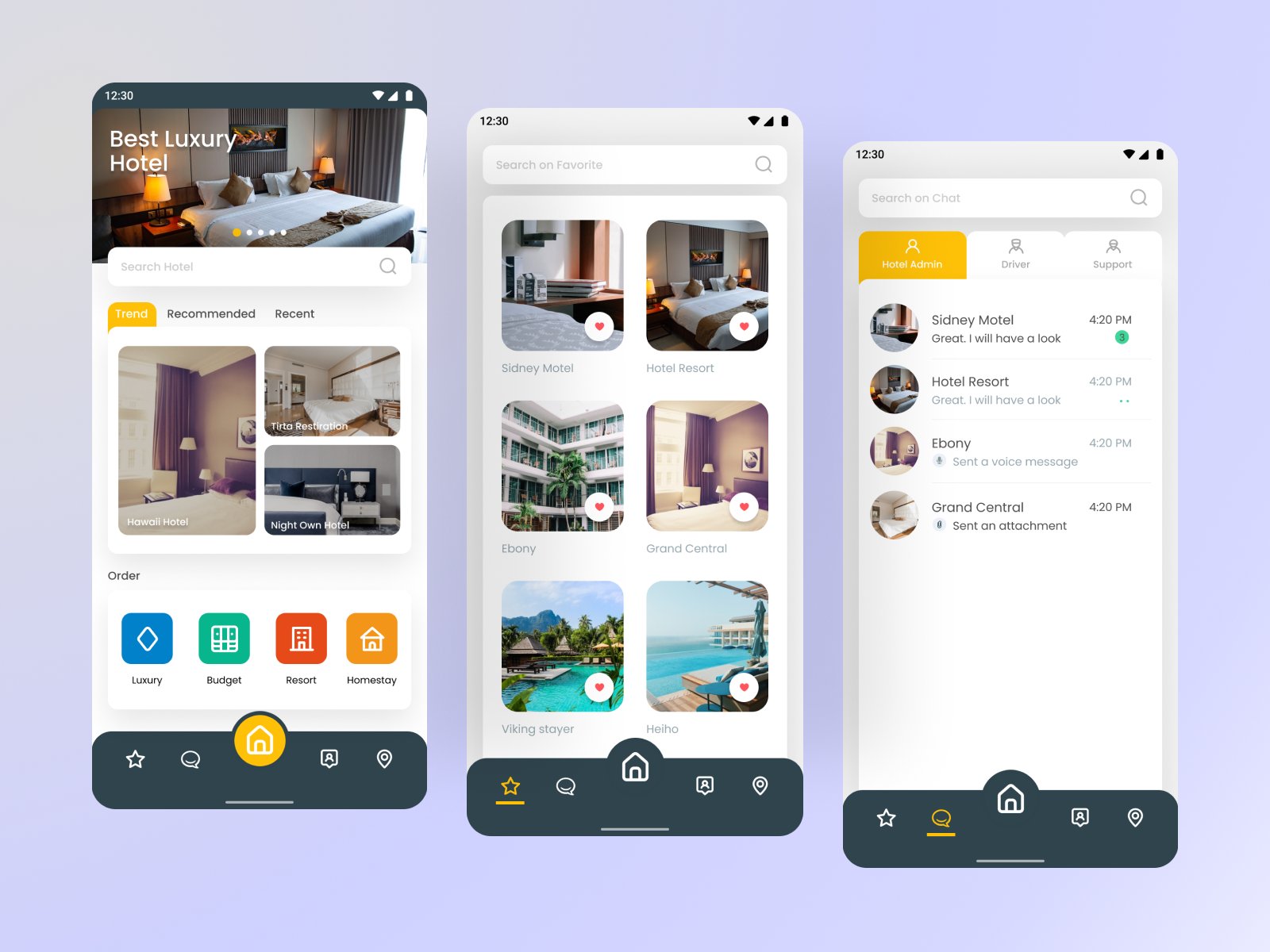 Hotel Booking Mobile App Design UI By Ef ferdaus On Dribbble