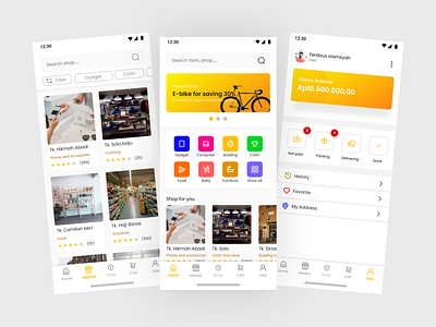 Marketplace mobile app exploration