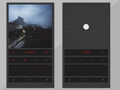 Music Player #dailyui 90s dailyui mobile mogwai mp3 music player ui