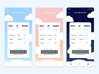 App Concept for Airline Tickets