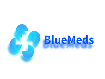 Bluemeds Logo branding logo
