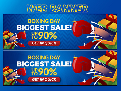 Boxing day web banner ad banner ads banner boxing day boxing day sale banner branding design facebook post google ads illustration instagram post logo sale banner ui vector web ads web banner