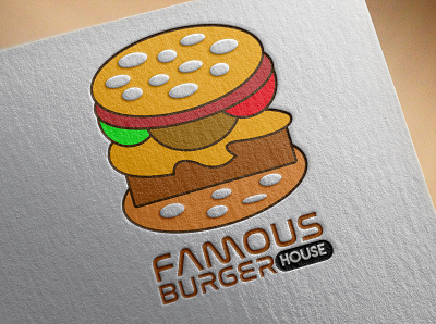 Buger House brand burger business cooking creative logo house illustration modern logo online online.com onlineshop shop simple logo