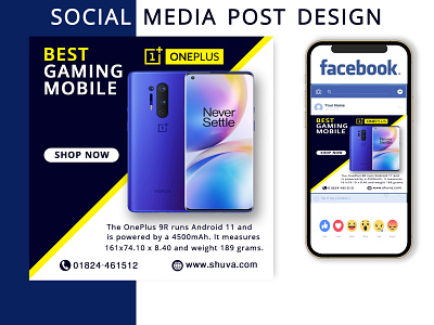 Best Gaming Mobile social post design