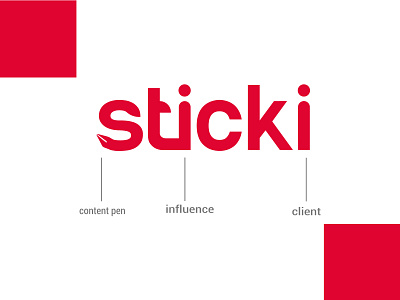 Sticki Content Writing Complete Branding branding content creative logo design graphic design illustration logo modern logo simple logo social content vector writing