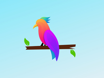 parrot colorful logo