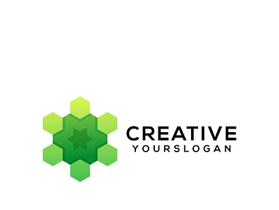 abstract gradient logo 3d branding gradient graphic design logo