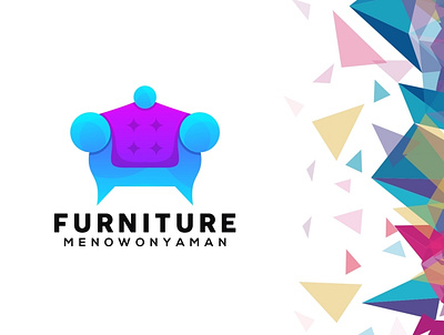 furniture logo design furniture logo design gradient graphic design logo