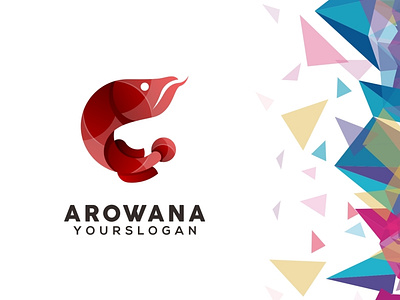 colorful arowana logo