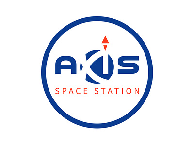 Daily Logo Challenge Day 1 - Rocketship , Axis dailylogochallange flat logo logo design logo designing