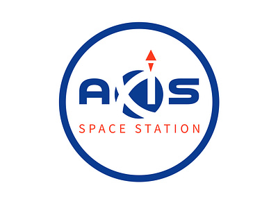 Daily Logo Challenge Day 1 - Rocketship , Axis