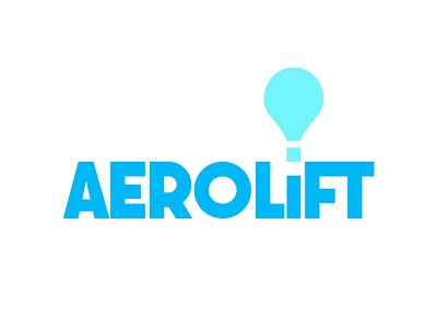 Daily Logo Challenge Day 2- Hotair Balloon , Lift dailylogochallange flat logo logo design