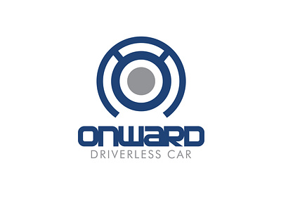 Daily Logo Challenge Day 5 - Driverless Car , Onward dailylogochallange logo minimal