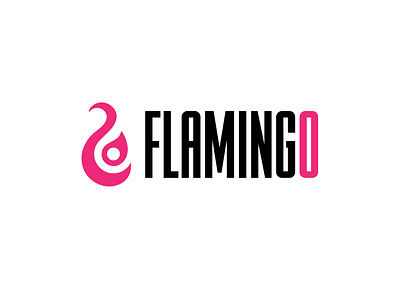 Daily Logo Challenge Day 10 Flame FlamingO dailylogochallange logo logo design logo designing