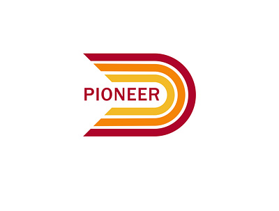 Daily Logo Challenge Day 12 - Airline, Pioneer dailylogochallange logo logo design logo designing