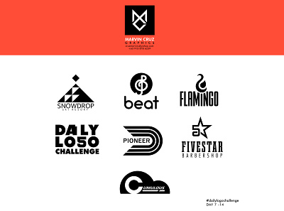 Daily Logo Challenge Day 7-14 dailylogochallange logo logo design logo designing