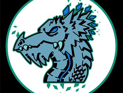 Yddrenam Coldborne creature dragon stylized