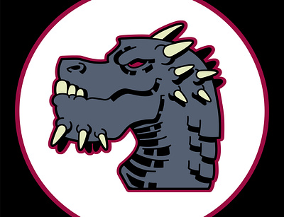 SquareJaw creature dragon stylized