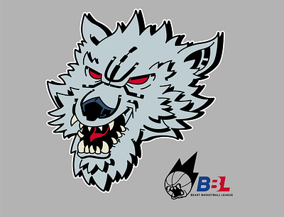 BBL_Remus basketball wolf anthroart