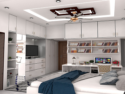 Bed Room Interior 3d animation 3dsmax bedroom design duplex house exterior design house house design interior interiordesign
