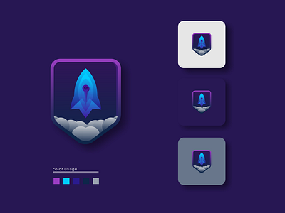 rocket logo design