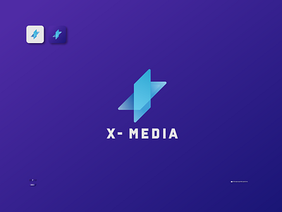 x media logo abstract alphabet background branding creative design ilustration letter logo modern typography vector