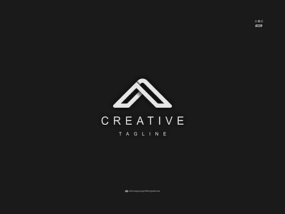 A logo abstract branding creative design ilustrations letter lettering logo logodesign modern monogram logo typography vector