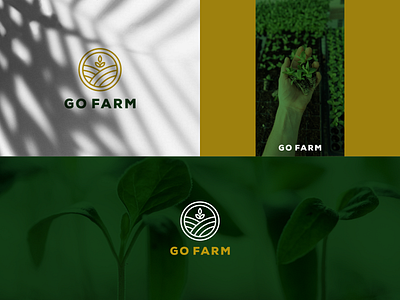 go farm logo design abstract background creative design iliustrations illustration letter logo logo design logodesign modern typography vector