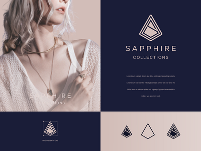 SAPPHIRE LOGO DESIGN 3d abstract animation graphic design modern motion graphics typography vector