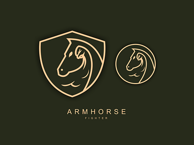 ARM HORSE LOGO DESIGN abstract branding creative design dribble illustration ilustrations lettering logo logo logo design logo for sale modern typography ui vector