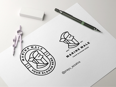 Marine logo design