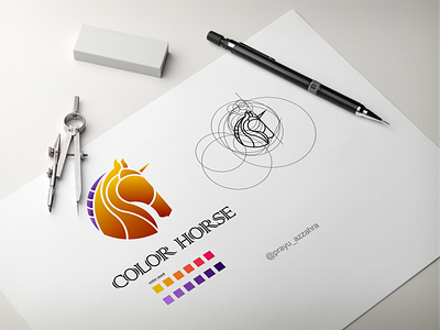 Horse logo design 3d abstract animation branding creative design graphic design horse horse logo horse logo design ilus logo logo design modern motion graphics typography ui vector