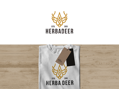 Herba Deer logo design 3d abstract animation branding creative deer deer logo design design dribble graphic design illustration logo modern motion graphics typography ui vector