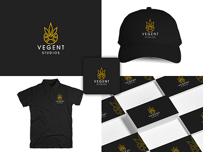 LINE ART LOGO " VEGENT "