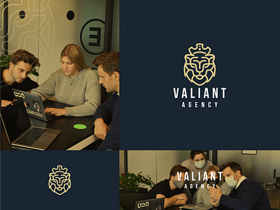 Valiant Agency logo design